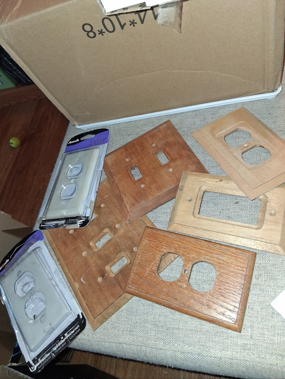 Seven light switch covers